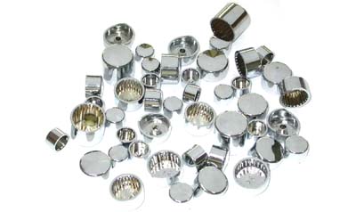 Chrome Bolt Cap 76 Piece Cover Kit