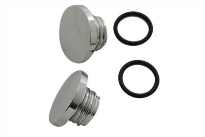 Medium Style Billet Gas Cap Set Vented and Non-Vented - Click Image to Close