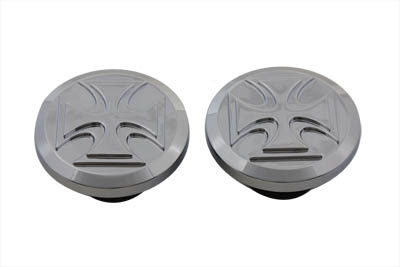 Iron Cross Style Vented and Non-Vented Gas Cap Set