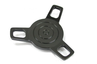 Black Cam Style Spinner Gas Cap Non-Vented