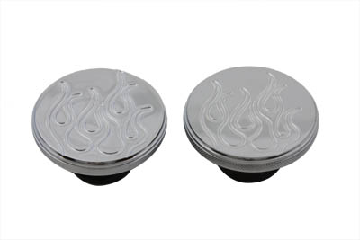 Flame Style Gas Cap Set Vented and Non-Vented - Click Image to Close