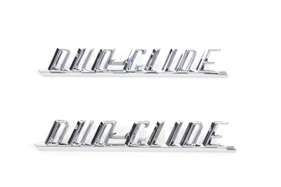 Duo-Glide Fender Emblem Set - Click Image to Close