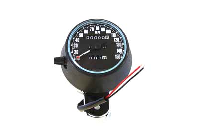 Speedometer Black Plastic Style 2:1 - Click Image to Close