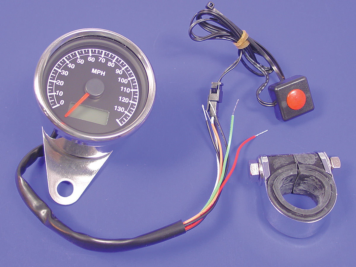 60mm Mini Electric Speedometer - Click Image to Close