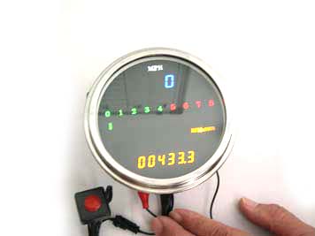 LED Digital Speedometer and Tachometer Assembly - Click Image to Close