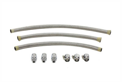 Custom Stainless Steel Oil Line Kit - Click Image to Close