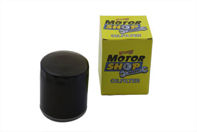 Black Stock Spin On Oil Filter - Click Image to Close