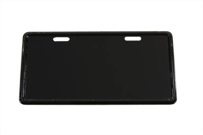 License Plate Frame Bracket Curved Style Black