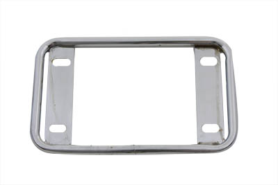 License Plate Frame Tubular Style Chrome - Click Image to Close