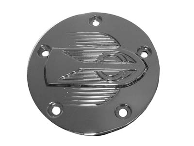Flying Wheel Ignition System Cover 5-Hole Chrome