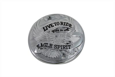 Chrome Vertical Live to Ride Ignition System Cover