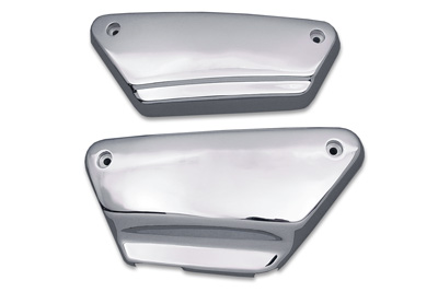 Frame Side Cover Set Smooth Chrome Steel - Click Image to Close