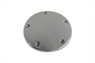 Domed Ignition System Cover 5-Hole Chrome - Click Image to Close