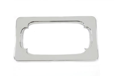 License Plate Frame Thorn Style Chrome Billet - Click Image to Close