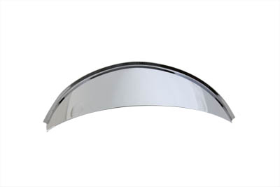 7" Headlamp Visor Chrome - Click Image to Close