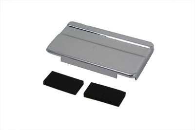 Chrome Battery Top Cover - Click Image to Close