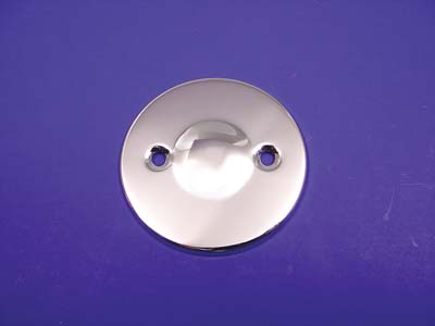 Dimpled Inspection Cover Chrome - Click Image to Close