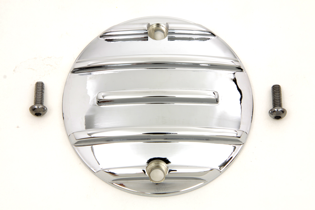 Finned Ignition System Cover Chrome