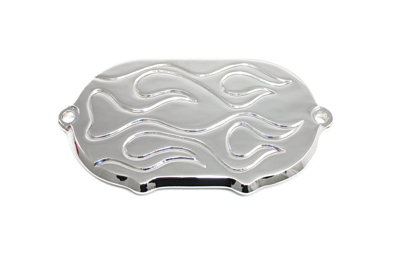Flame Transmission End Cover Chrome - Click Image to Close