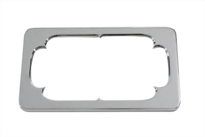 License Plate Frame Thorn Style Chrome Billet - Click Image to Close