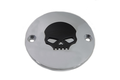 Skull Ignition System Cover Chrome