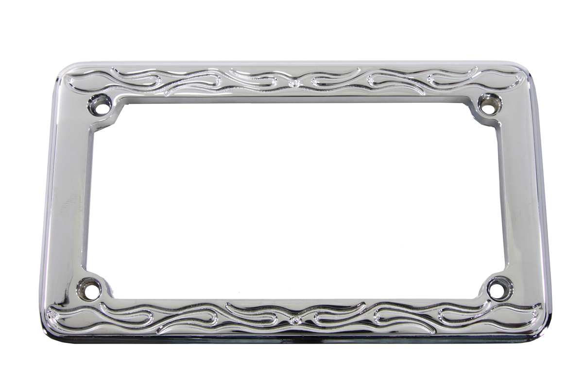 License Plate Frame Flame Style - Click Image to Close