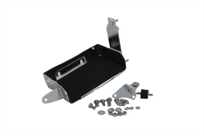 Chrome Battery Carrier Kit - Click Image to Close