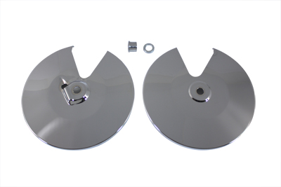 Chrome Front Brake Disc Cover - Click Image to Close