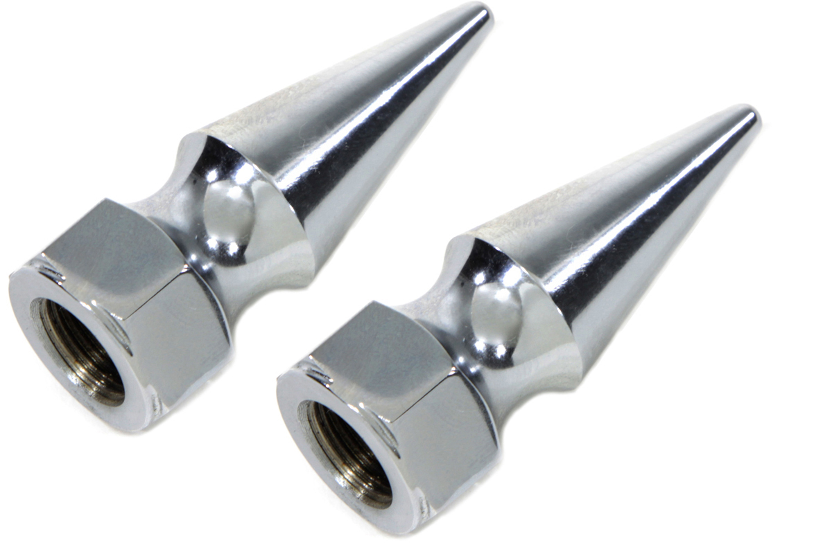 Chrome Axle Nut Kit Pike Style - Click Image to Close