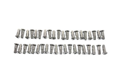 Spoke 40 Piece Chrome Nipple Set - Click Image to Close