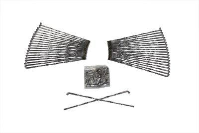 Stainless Steel 19" Spoke Set Twirled Type Buchanan - Click Image to Close