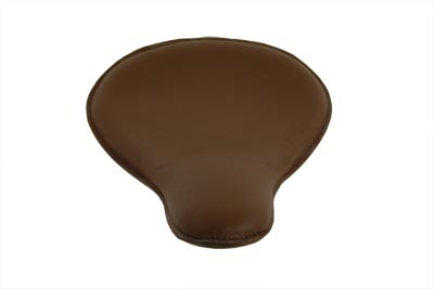 Brown Leather Velo Racer Solo Seat - Click Image to Close