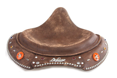 Brown Leather Early Style Solo Seat