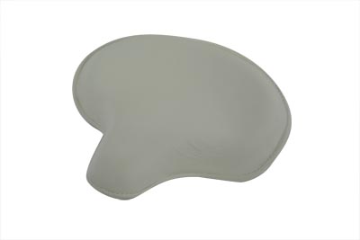 White Leather Deluxe Solo Seat - Click Image to Close