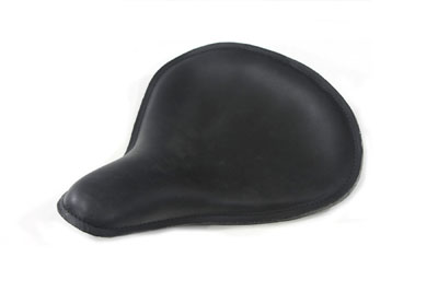 CG Black Leather Velo Racer Solo Seat - Click Image to Close