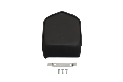 Smooth Black Pointed Sissy Bar Pad - Click Image to Close
