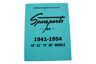 Spare Parts Book for 1941-1954 Side Valve Models - Click Image to Close