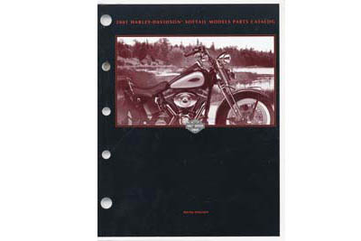 Factory Spare Parts Book for 2001 Softail Deuce - Click Image to Close