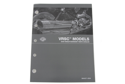 Factory Spare Parts Book for 2008 VRSC - Click Image to Close