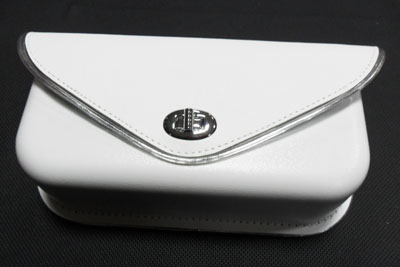 Windshield Pouch With Silver Edge Trim