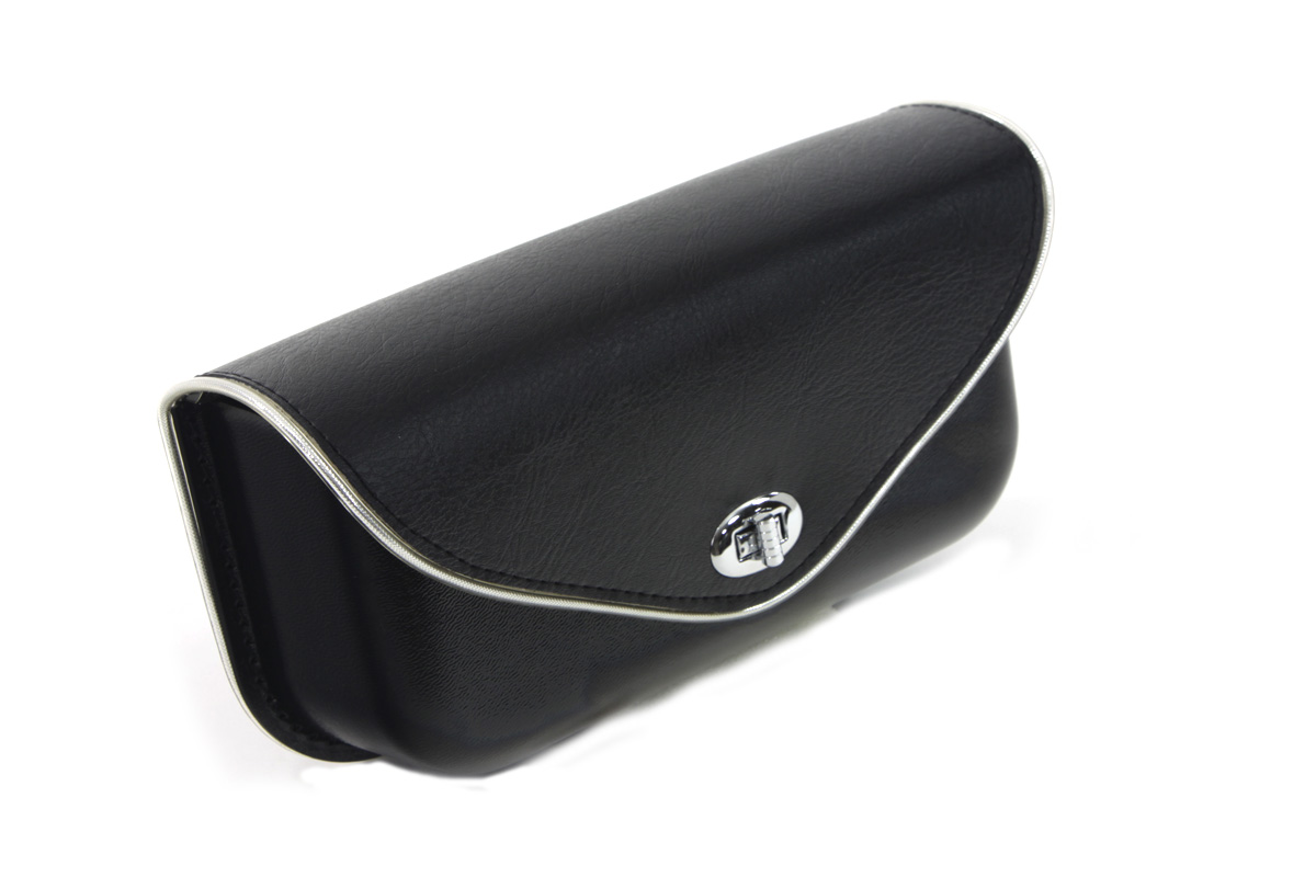 Windshield Pouch With Silver Edge Trim