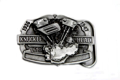 61" Knucklehead Engine Belt Buckle - Click Image to Close