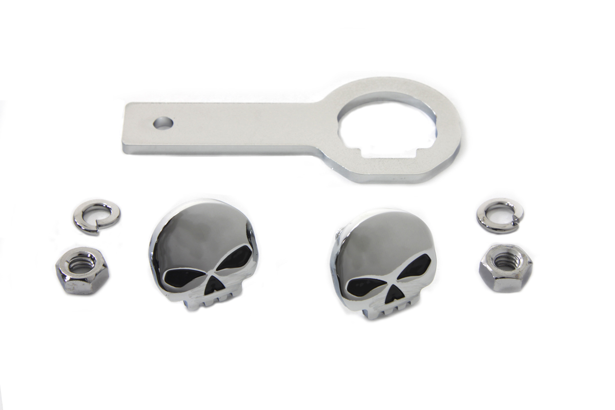 Skull License Plate Bolt Kit [480924] 21.88 SMC Cycles