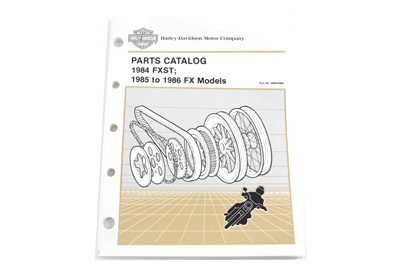 Factory Spare Parts Book for 1984-1986 FXST Softail® 1985-19 - Click Image to Close