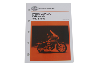 Factory Spare Parts Book for 1982-1983 FXR - Click Image to Close