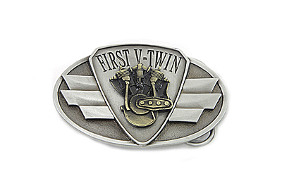 First V-Twin Belt Buckle - Click Image to Close