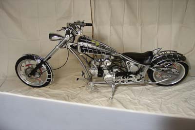 Spider Bike Mini-Chopper 110cc Black - Click Image to Close