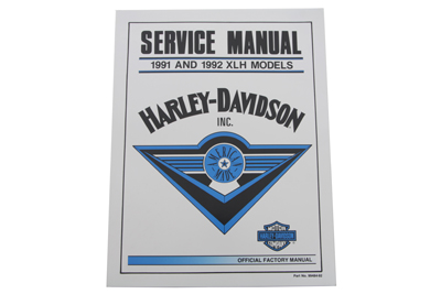Factory Service Manual for 1991-1992 XLH - Click Image to Close