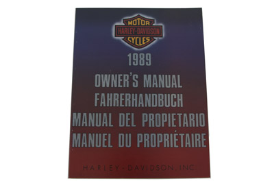 Factory Service Manual for 1989 Big Twin International - Click Image to Close