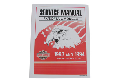Factory Service Manual for 1993 FXST-FLST
